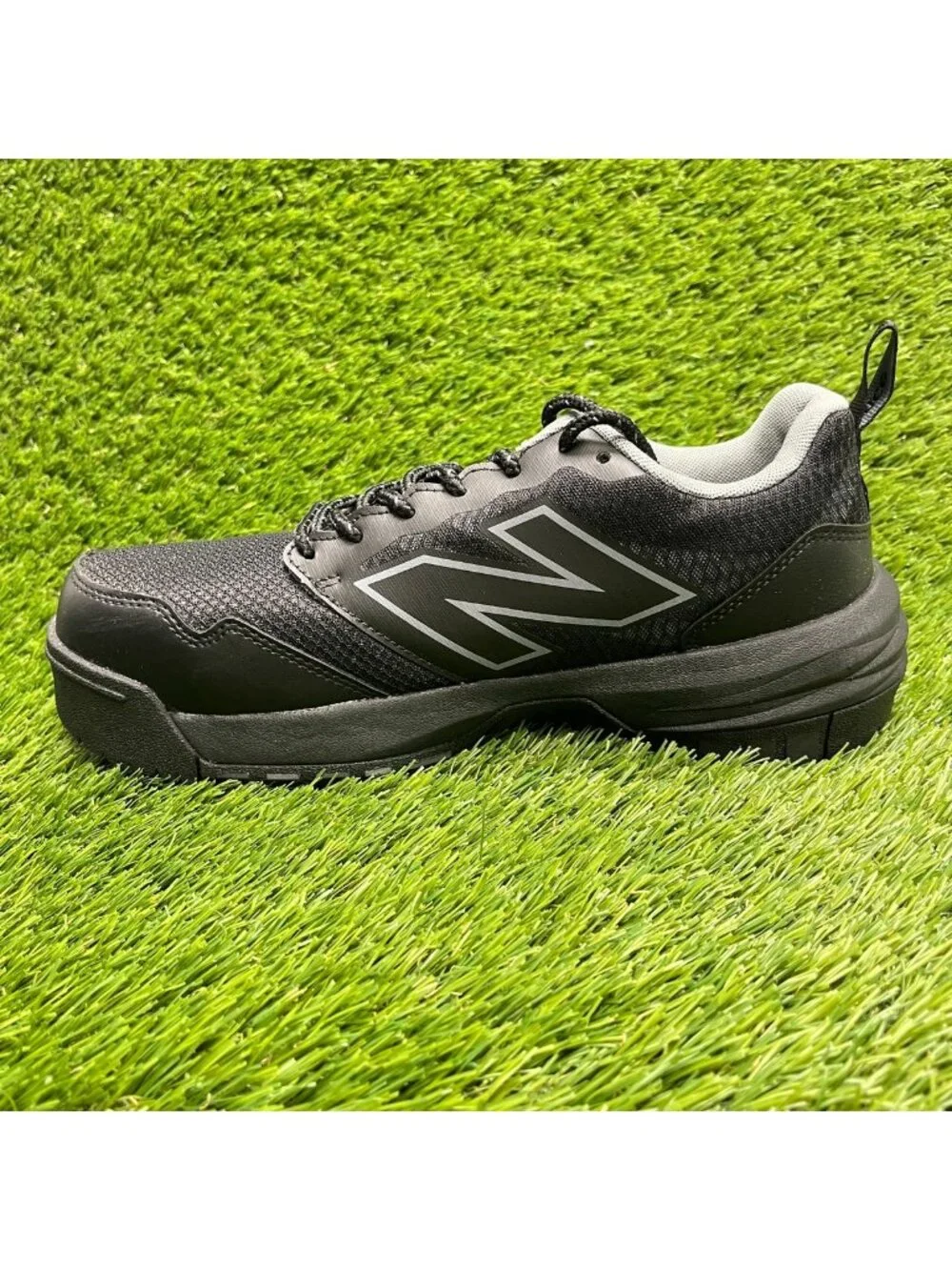 New Balance Quikshift Womens Size 8 Black Gray Composite Toe Safety Work Shoes